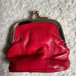 mini wallet real leather